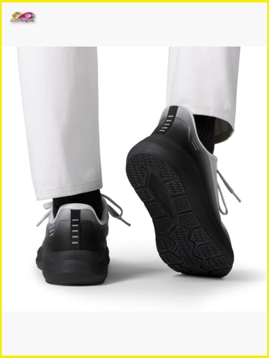 Men\'s Walking Running Tennis Cushioning Shoes Slip-on Athletic Gym Workout